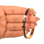 بنگل بازشو هرمس مشکی استیل کد BG-HM501-BK - تصویر 2