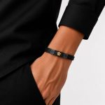 دستبند چرم مردانه ورساچه LB-1001 - تصویر 2