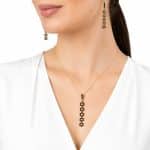نیم ست مارکازیت آویز گل زنانه کد NS-MRK-004 - تصویر 2