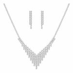 سرویس مجلسی فول نگین سیلور مدل اشکی کد NS-MJ-020