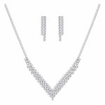 سرویس مجلسی فول نگین سیلور مدل خوشهای کد NS-MJ-021