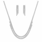 سرویس مجلسی فول نگین سیلور مدل یاقوتی کد NS-MJ-022