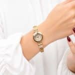 ساعت زنانه طلایی SOUSOU نگین‌دار کد WT-STL-328 - تصویر 2