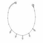 پابند زنانه استیل نقره‌ای طرح نت موسیقی کد PA-ST-SL001 - تصویر 2