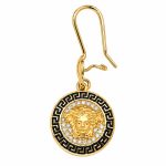 نیم ست ورساچه نگین دار استیل طلایی کد VERSACE-NS-03 - تصویر 3
