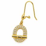 نیم ست تیفانی نگین دار استیل طلاییTIFFANY-NS-01 - تصویر 4
